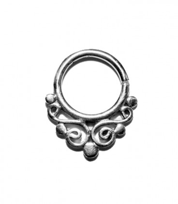 Septum 15 1,2mm silver plated