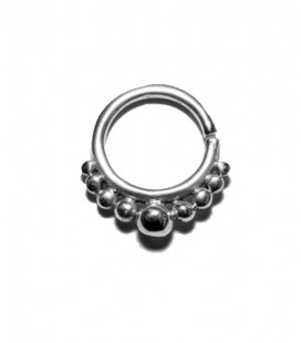 Septum 18 1,2mm silver plated