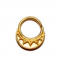 septum 8 1,2mm gold plated