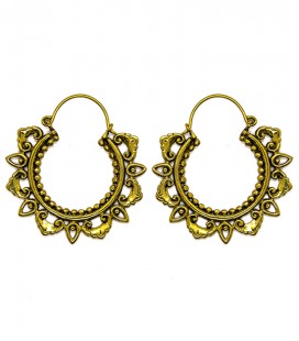 LOTUS TEMPLE (brass earing) ****SALES***SOLDES