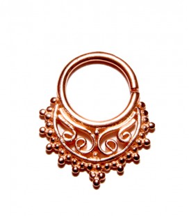 SILVER SEPTUM N°82.ROSE GOLD PLATED