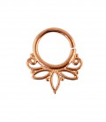 septum 67-1,2mm-Silver,rose gold plated