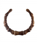 COLLIER BOIS DESIGN BAMBOO by S.HECHES (tailles S ou M ou L)